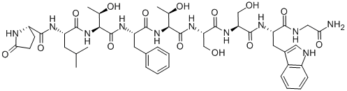 PYR-LEU-THR-PHE-THR-SER-SER-TRP-GLY-NH2 CAS#: 99886-31-4