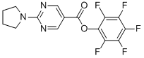 Pentafluorophenyl 2-pyrrolidin-1-ylpyrimidine-5-carboxylate 97% CAS#: 946409-38-7