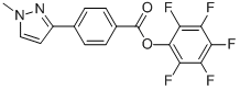 Pentafluorophenyl 4-(1-methyl-1H-pyrazol-3-yl)benzoate CAS#: 915707-42-5