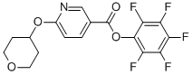Pentafluorophenyl 6-(tetrahydropyran-4-yloxy)nicotinate CAS#: 910036-96-3