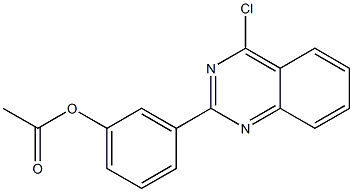 Phenol, 3-(4-chloro-2-quinazolinyl)-, 1-acetate CAS#: 911417-24-8