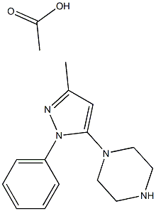Piperazine, 1-(3-Methyl-1-phenyl-1H-pyrazol-5-yl)- (acetate) CAS#: 906093-30-9