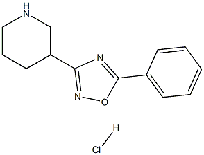 Piperidine, 3-(5-phenyl-1,2,4-oxadiazol-3-yl)-, hydrochloride (1:1) CAS#: 915226-61-8