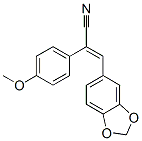 Propennitrile, 3-(1,3-benzodioxol-5-yl)-2-(4-methoxyphenyl)- CAS#: 98841-67-9