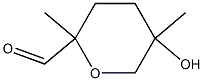 Pyran-2-carboxaldehyde, tetrahydro-5-hydroxy-2,5-dimethyl- (6CI) CAS#: 99115-09-0