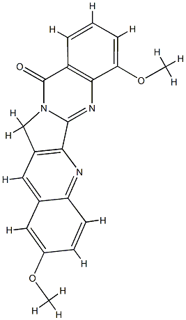 Quino[2,3:3,4]pyrrolo[2,1-b]quinazolin-11(13H)-one,  2,7-dimethoxy- CAS#: 938450-83-0