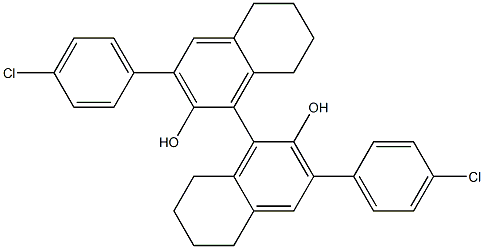 R-3,3'-bis(4-chlorophenyl)-5,5',6,6',7,7',8,8'-octahydro-[1,1'-Binaphthalene]-2,2'-diol CAS#: 915038-18-5