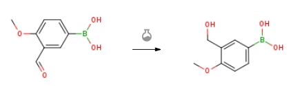 Route of Synthesis (ROS) of (3-(hydroxyMethyl)-4-Methoxyphenyl)boronic acid CAS 908142-03-0