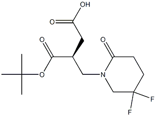 (S)-3-(tert-butoxycarbonyl)-4-(5,5-difluoro-2-oxopiperidin-1-yl)butanoic acid CAS#: 911635-43-3