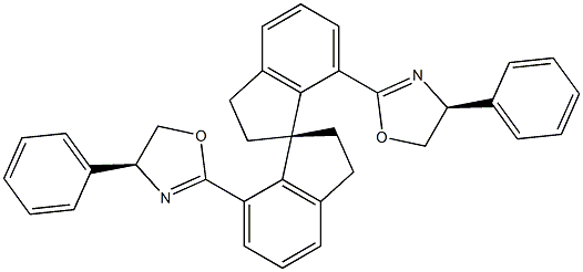 (S)-7,7Bis[(4S)-(phenyl)oxazol-2-yl)]-2,23,3tetrahydro-1,1spirobiindane, min. 97% (Sa,S,S)-SpiroBOX CAS#: 940880-69-3