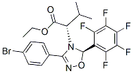 (S)-ETHYL 2-((R)-3-(4-BROMOPHENYL)-5-(PERFLUOROPHENYL)-1,2,4-OXADIAZOL-4(5H)-YL)-3-METHYLBUTANOATE CAS#: 916676-18-1