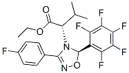 (S)-ETHYL 2-((R)-3-(4-FLUOROPHENYL)-5-(PERFLUOROPHENYL)-1,2,4-OXADIAZOL-4(5H)-YL)-3-METHYLBUTANOATE CAS#: 916676-20-5