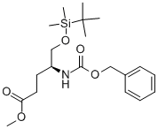(S)-METHYL 4-(BENZYLOXYCARBONYLAMINO)-5-(TERT-BUTYLDIMETHYLSILYLOXY)PENTANOATE CAS#: 911050-87-8