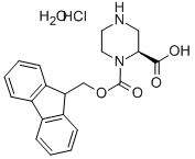 (S)-Piperazine-2-carboxylic acid, N1-FMOC protected hydrochloride hemihydrate 97% CAS#: 915707-72-1