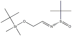 (S,E)-N-(2-(tert-butyldimethylsilyloxy)ethylidene)-2-methylpropane-2-sulfinamide CAS#: 918413-70-4