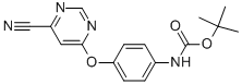 TERT-BUTYL 4-(6-CYANOPYRIMIDIN-4-YLOXY)PHENYLCARBAMATE CAS#: 943313-34-6