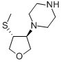 TRANS-TETRAHYDRO-4-(METHYLTHIO)-3-PIPERIZINYL-FURAN CAS#: 936494-21-2