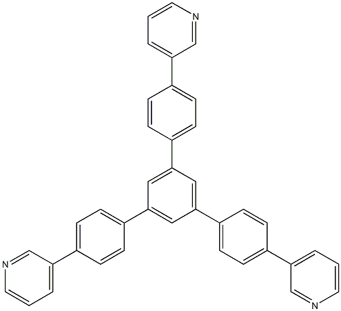 TpPyPB , 1,3,5-tri(p-pyrid-3-yl-phenyl)benzene CAS#: 921205-02-9