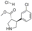 Trans-Methyl 4-(3-chlorophenyl)pyrrolidine-3-carboxylate-HCl CAS#: 939758-09-5