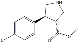 Trans-Methyl 4-(4-broMophenyl)pyrrolidine-3-carboxylate CAS#: 939758-15-3