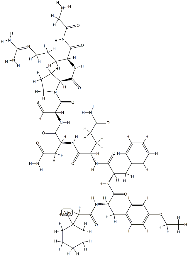 argipressin,(1-mercaptocyclohexaneacetic acid)(1)-O-ethyl-Tyr(2)- CAS#: 97747-93-8