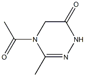 as-Triazin-6(1H)-one, 4-acetyl-4,5-dihydro-3-methyl- (6CI) CAS#: 99979-62-1