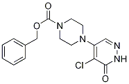 benzyl 4-(5-chloro-6-oxo-1,6-dihydro-4-pyridazinyl)tetrahydro-1(2H)-pyrazinecarboxylate CAS#: 952182-38-6