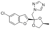 cis-1-((2-(5-Chloro-2-benzofuranyl)-4-methyl-1,3-dioxolan-2-yl)methyl) -1H-1,2,4-triazole CAS#: 98519-04-1