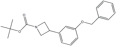 ert-butyl 3-[3-(benzyloxy)phenyl]azetidine-1-carboxylate CAS#: 916900-30-6