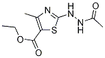 ethyl 2-(2-acetylhydrazino)-4-methyl-1,3-thiazole-5-carboxylate CAS#: 98840-82-5