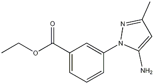 ethyl 3-(5-amino-3-methyl-1H-pyrazol-1-yl)benzoate CAS#: 903567-11-3