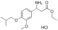 ethyl 3-amino-3-(4-isobutoxy-3-methoxyphenyl)propanoate hydrochloride CAS#: 945419-76-1
