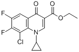 ethyl 8-chloro-1-cyclopropyl-6,7-difluoro-1,4-dihydroquinoline-4-oxo-3-carboxyla CAS#: 99696-21-6