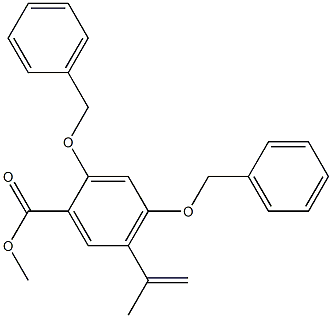 methyl 2,4-bis-benzyloxy-5-isopropenylbenzoate CAS#: 912545-08-5