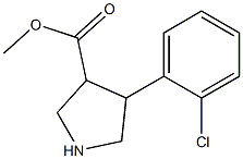 methyl 4-(2-chlorophenyl)pyrrolidine-3-carboxylate CAS#: 939758-11-9