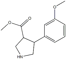 methyl 4-(3-methoxyphenyl)pyrrolidine-3-carboxylate CAS#: 939758-21-1