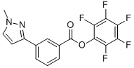 pentafluorophenyl 3-(1-methyl-1h-pyrazol-3-yl)benzoate CAS#: 910037-11-5