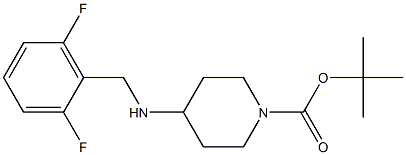 tert-Butyl 4-(2,6-difluorobenzylamino)piperidine-1-carboxylate CAS#: 918537-17-4