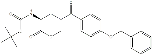 tert-butyl (S)-1-(methoxycarbonyl)-4-(4-(benzyloxy)phenyl)-4-oxobutylcarbamate CAS#: 934240-37-6