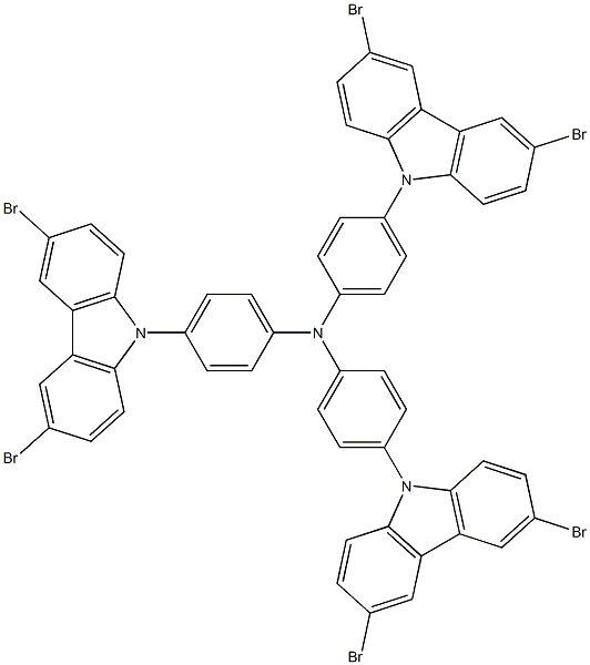 tris(4-(3,6-dibroMo-9H-carbazol-9-yl)phenyl)aMine CAS#: 945229-29-8