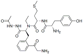 tyrosyl-methionyl(O)-glycyl-ethylphenylalanine-2-acetylhydrazide CAS#: 98849-86-6