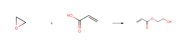 Rota-of-the Synthesis, ROS-of-the 2-Hidroksietil-akrilat-CAS-818-61-1