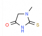Structure of 1-Methyl-2-thioxoimidazolidin-4-one CAS 29181-65-5