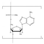 Структура натриевой соли полиаденозиновой кислоты CAS NNA-0009