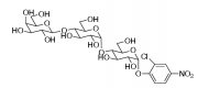 Structure of Gal-G2-CNP 2-Chloro-4-nitrophenyl 4-O-β-Dgalactopyranosylmaltoside CAS 157381-11-8