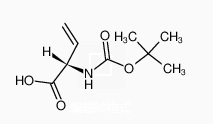 Struktur Boc-L-vinylglycine CAS 91028-39-6