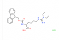 מבנה Fmoc-D-Homoarg (Et) 2-OH · HCl CAS 2098497-24-4