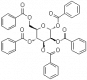 1,2,3,4,6-পেন্টা-ও-বেনজয়াইল-আলফা-ডি-ম্যানোপাইরানোজ সিএএস 41569-33-9 এর কাঠামো