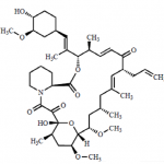 Structure of Tacrolimus C4-epimer Diene CAS 104987-11-334