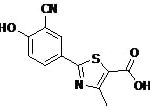 Fébuxostat 4-Hydroxy Acide Impureté CAS#: 1206550-99-31